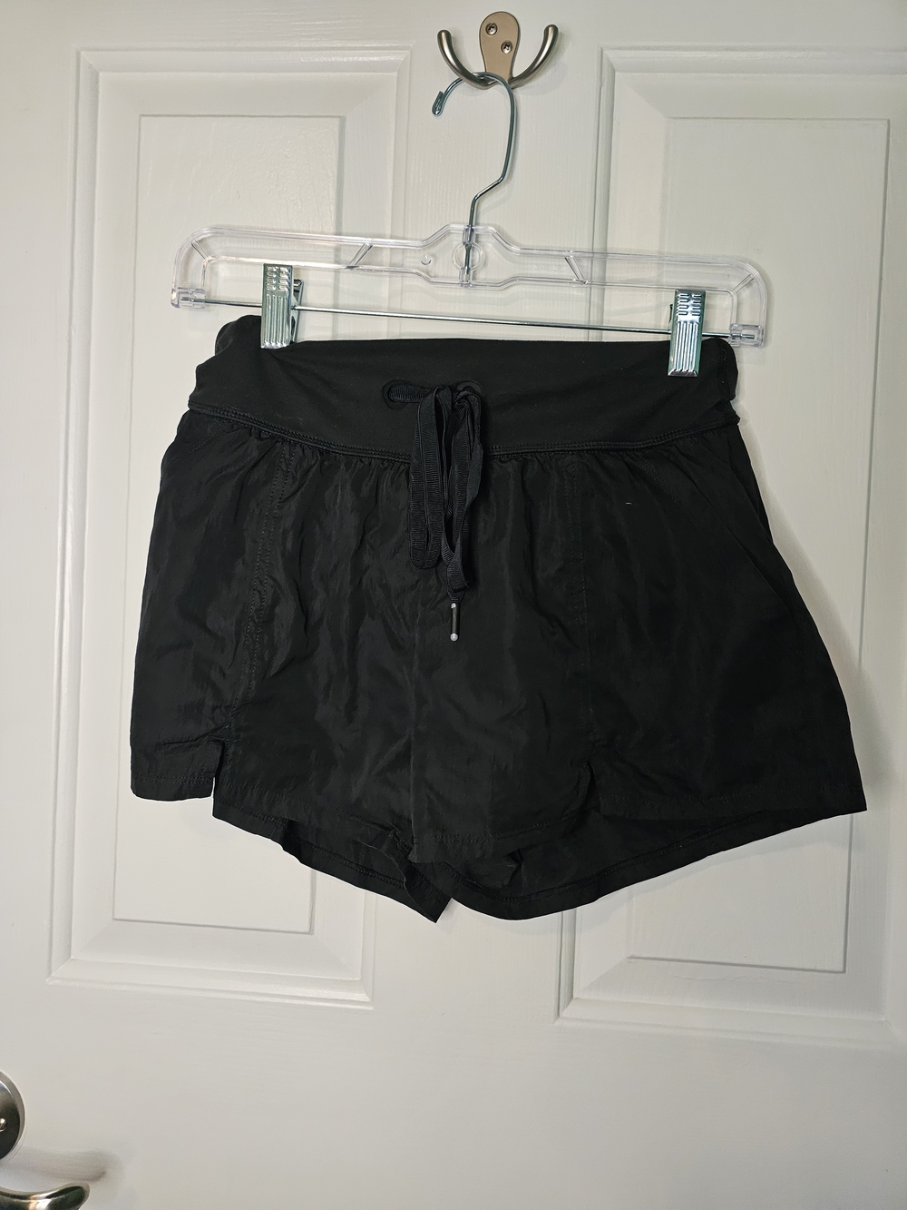 Offline by Aerie Black Drawstring Athletic Running Shorts Size XS